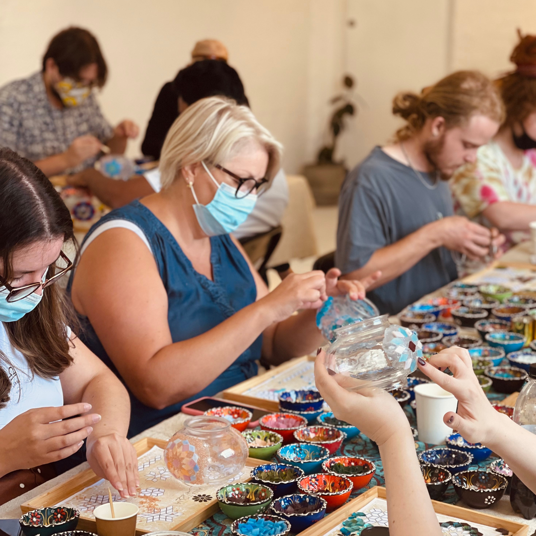 Unlock Creativity and Team Spirit: Why Mosaic Workshops at Atolya Are Perfect for Team Building