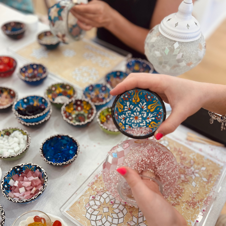 Turkish Mosaic Lamp Pop-up Class: Canberra ACT